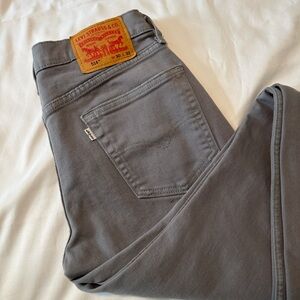 Levi’s 514 Straight Leg Gray Jeans W30 L32